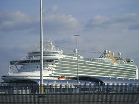 MS Azura anchored in Southampton.JPG