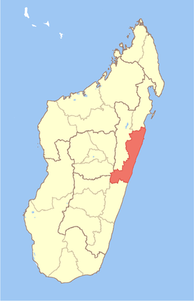 Localisation de l'Atsinanana