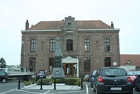 La mairie d'Aubigny-au-Bac