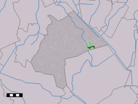 Localisation de Gasselternijveen dans la commune de Aa en Hunze