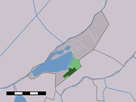 Localisation de Kudelstaart dans la commune de Aalsmeer