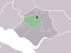 Localisation de Abbenbroek dans la commune de Bernisse