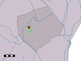 Localisation de Ees dans la commune de Borger-Odoorn