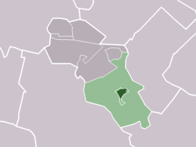 Localisation de Werkhoven dans la commune de Bunnik