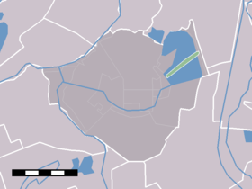 Localisation de Baambrugse Zuwe dans la commune de De Ronde Venen