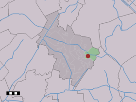 Localisation de Orvelte dans la commune de Midden-Drenthe