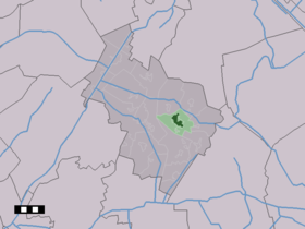 Localisation de Westerbork dans la commune de Midden-Drenthe