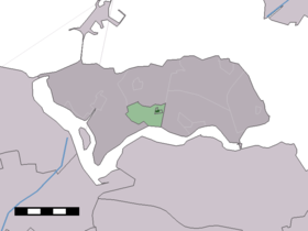 Localisation de Geersdijk dans la commune de Noord-Beveland