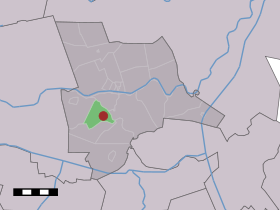 Localisation de Giethmen dans la commune de Ommen
