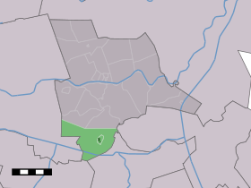 Localisation de Lemele dans la commune de Ommen