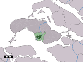 Localisation de Zierikzee dans la commune de Schouwen-Duiveland