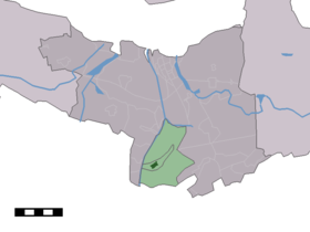 Localisation de Westdorpe dans la commune de Terneuzen