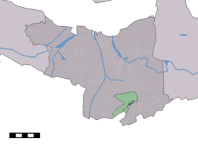 Localisation de Zuiddorpe dans la commune de Terneuzen