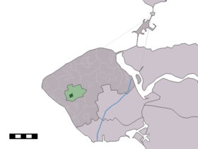 Localisation de Meliskerke dans la commune de Veere