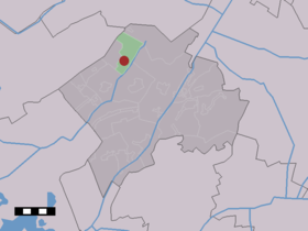 Localisation de Doldersum dans la commune de Westerveld