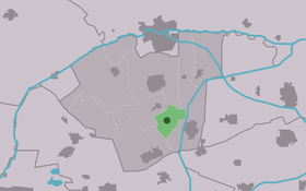 Localisation de De Falom dans la commune de Dantumadiel
