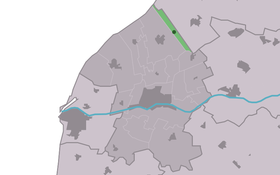 Localisation de Firdgum dans la commune de Franekeradeel