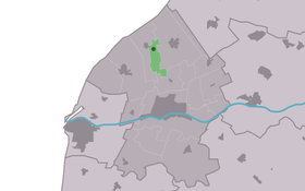 Localisation de Klooster-Lidlum dans la commune de Franekeradeel