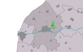 Localisation de Schalsum dans la commune de Franekeradeel