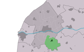 Localisation de Tzum dans la commune de Franekeradeel