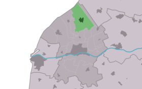 Localisation de Tzummarum dans la commune de Franekeradeel