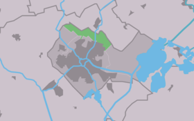 Localisation de Loënga dans la commune de Súdwest Fryslân
