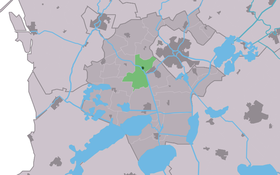 Localisation de Oosthem dans la commune de Súdwest Fryslân
