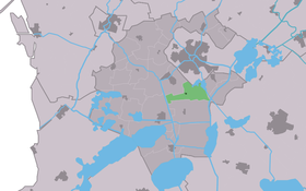 Localisation de Jutrijp dans la commune de Súdwest Fryslân