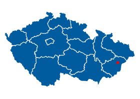 Localisation de Vsetín