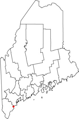 Map of Maine highlighting Old Orchard Beach.png