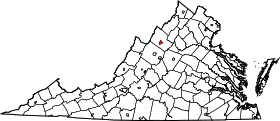 Map of Virginia highlighting Harrisonburg City.svg