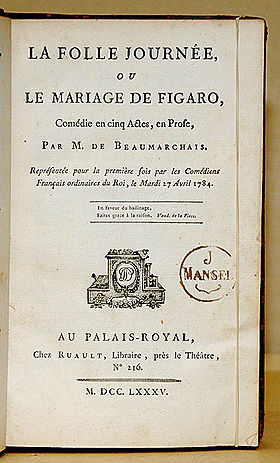 Illustration de La Folle Journée ou le Mariage de Figaro