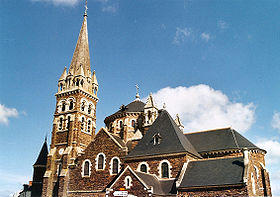 L'église de Maure-de-Bretagne.