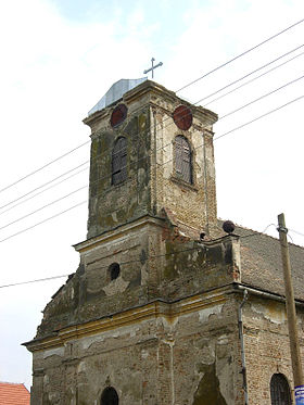 L'église catholique Saint-Jean Népomucène à Međa