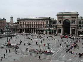 La Piazza del Duomo à Milan