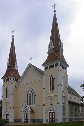 L'église Saint-Jean-Baptiste érigée en 1882