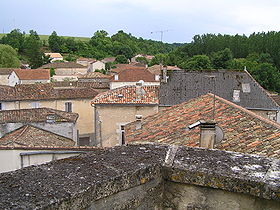 Les toits du bourg vus du château