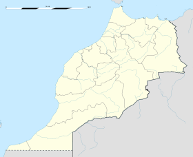 Localisation sur la carte du Maroc