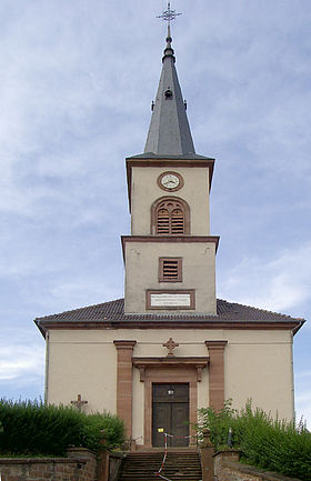 L'église Saint-Étienne à Morschwiller