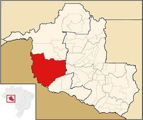 Localisation de Guajará-Mirim sur une carte