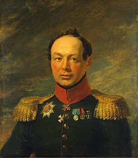 George Dawe dépeint Ivan Nabokov, galerie militaire de l'Hermitage