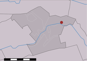 Localisation de Achthoven dans la commune de Montfoort
