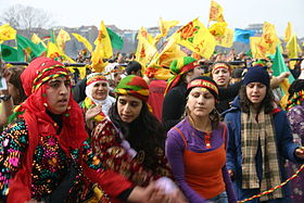 Célébration de la nouvelle année par les Kurdes, Newroz, Istanbul