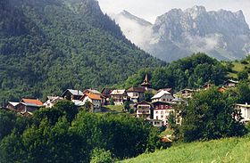 Vue panoramique du village