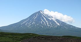 Le volcan Opala au sud du Kamtchatka