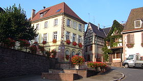 Vue de la mairie d'Orschwiller