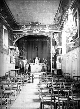Intérieur de la chapelle des Pénitents noirs