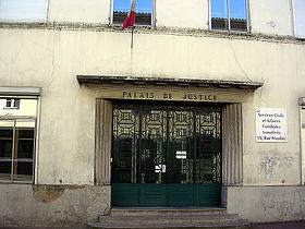 Façade du palais de justice de Mont-de-Marsan