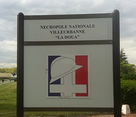 La nécropole nationale de la Doua.