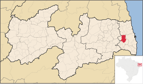 Localisation de Sapé sur une carte